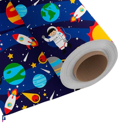 Tnt Estampado Festa Astronauta 5,00m X 1,40m