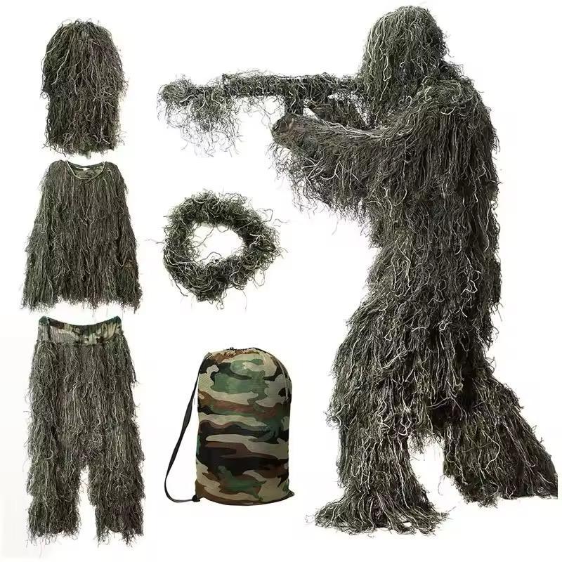 Roupa Chewbacca Sniper Ghillie Camuflada Airsoft 3d Caça
