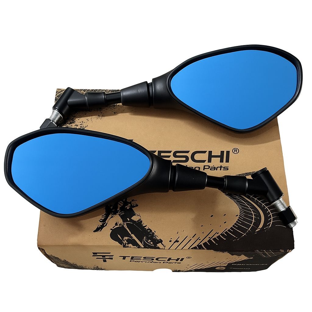 Retrovisor Teschi Modelo Bmw 360º Suporte de Alumínio Titan Cb300 Twister Fan Start Tornado Convexo em Oferta na Shopee