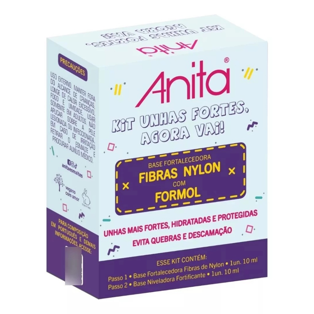 Kit Anita Unhas Fortes, Agora Vai! Tratamento Fortalecedor em Oferta na Shopee