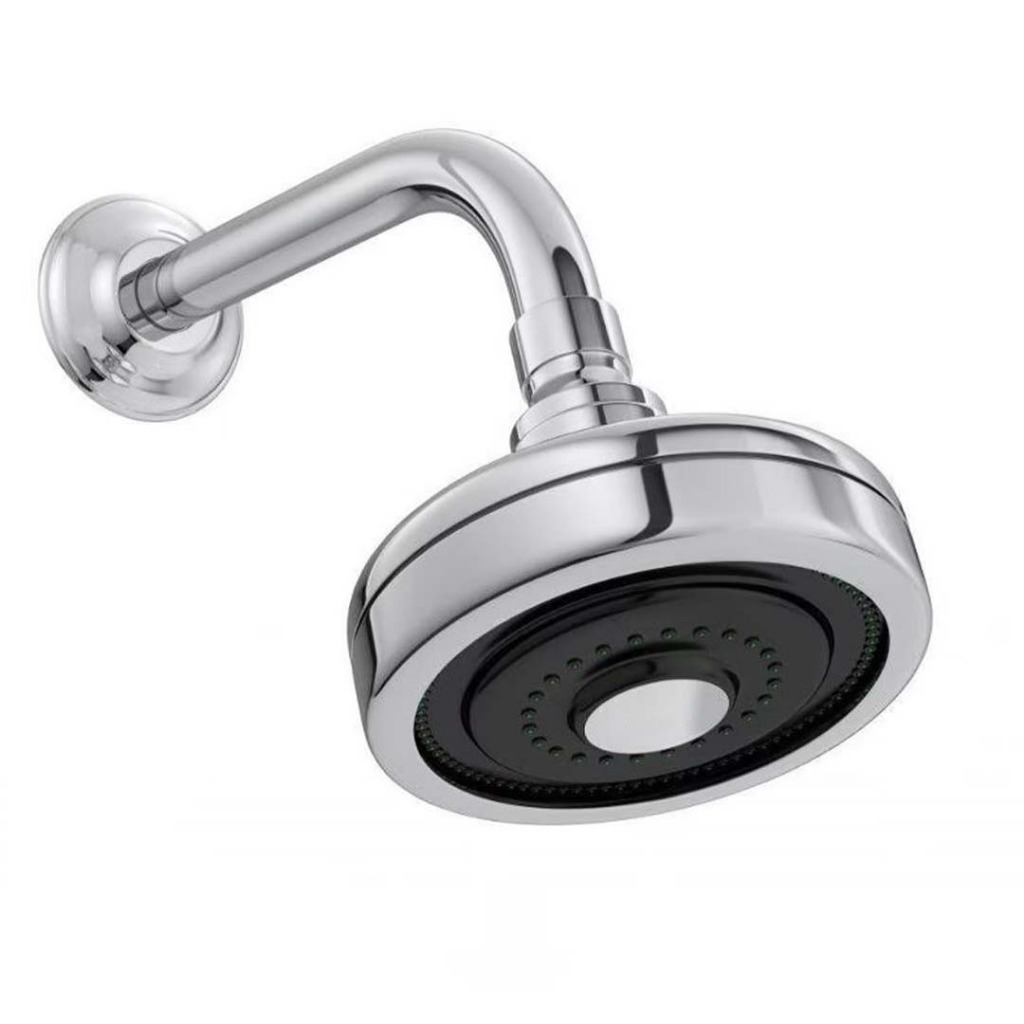 Chuveiro Ducha Fria Autolimpante Redondo Cromado Articulável Solar ou Gás em Oferta na Shopee