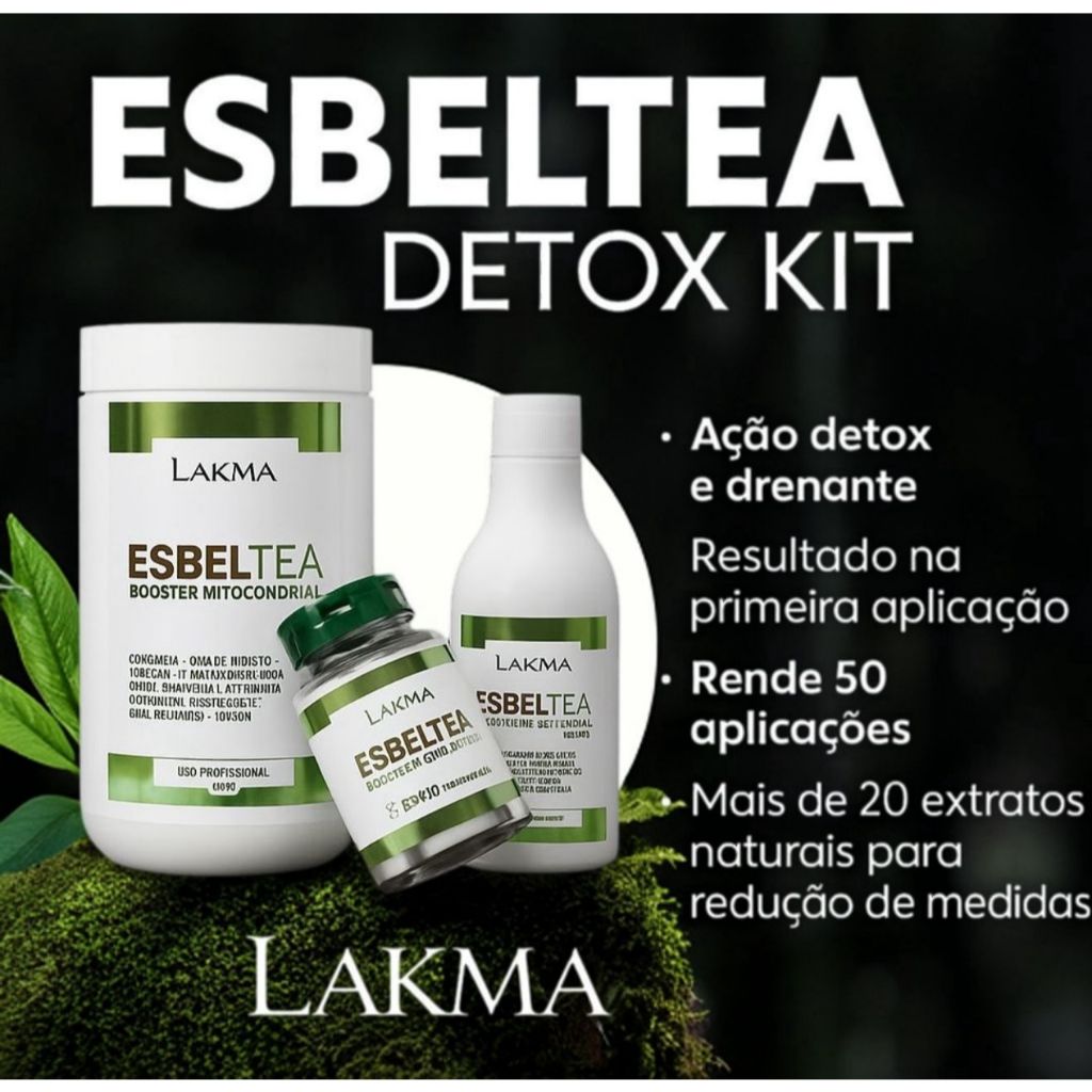 Kit detox esbeltea da Lakma