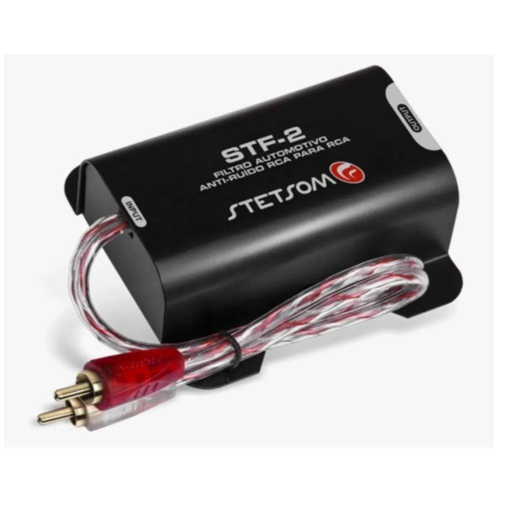 Filtro Anti Ruido Automotivo Stetsom Para Cd Player Rca Stf2 Protege as Saídas RCA do CD Player