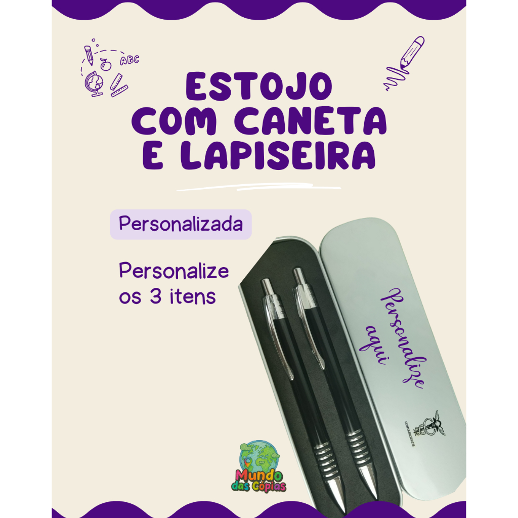 Estojo Caneta e Lapiseira: Onde Comprar | BuscaProdutos