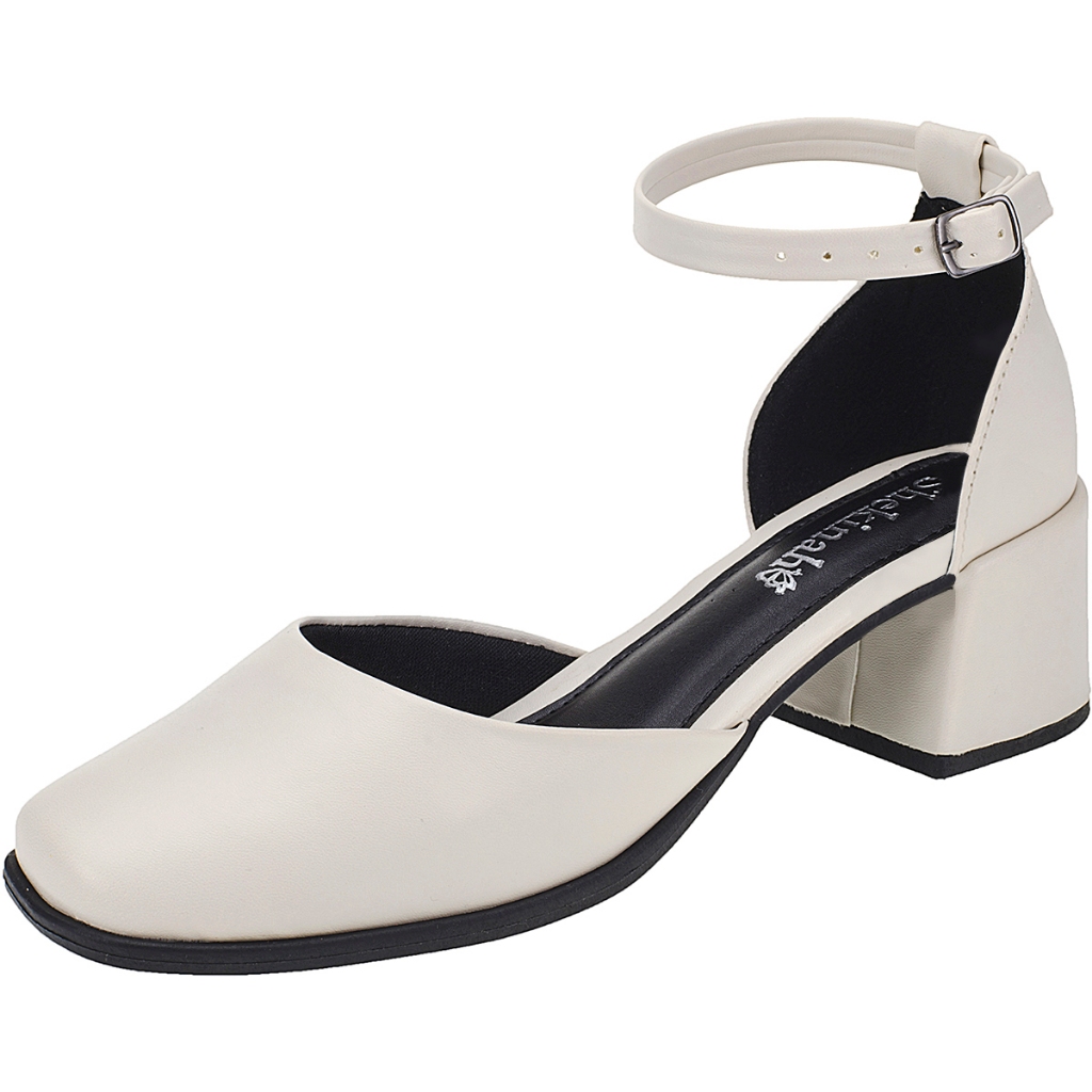 Sapato Scarpin Feminino Bico Quadrado Boneca Mary Jane Shekinah Moda Evangélica Saia e Blusa Moda em Oferta na Shopee
