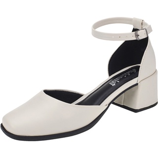 Sapato Scarpin Feminino Bico Quadrado Boneca Mary Jane Shekinah Moda Evangélica Saia e Blusa Moda em Oferta na Shopee