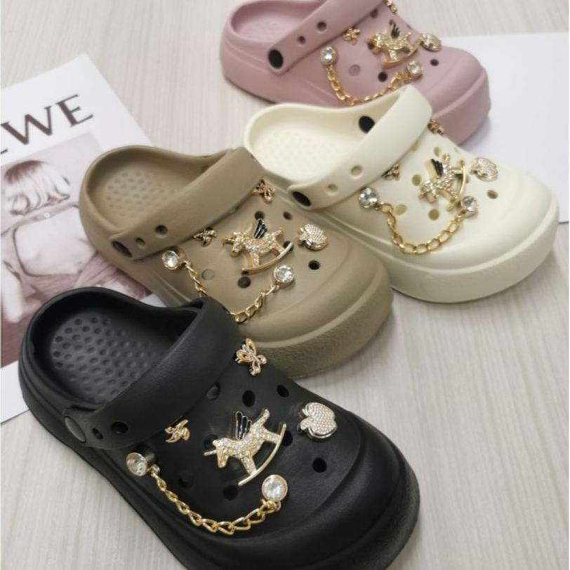 Sandália Babuche Feminina Confortável Leve EVA Antiderrapante Luxo Com Acessórios Unicórnio Promoção ENVIO IMEDIATO em Oferta na Shopee