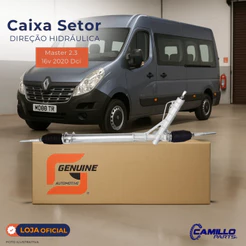 Caixa de Direção Hidráulica Master 2.3 16v Renault 2014-2022
