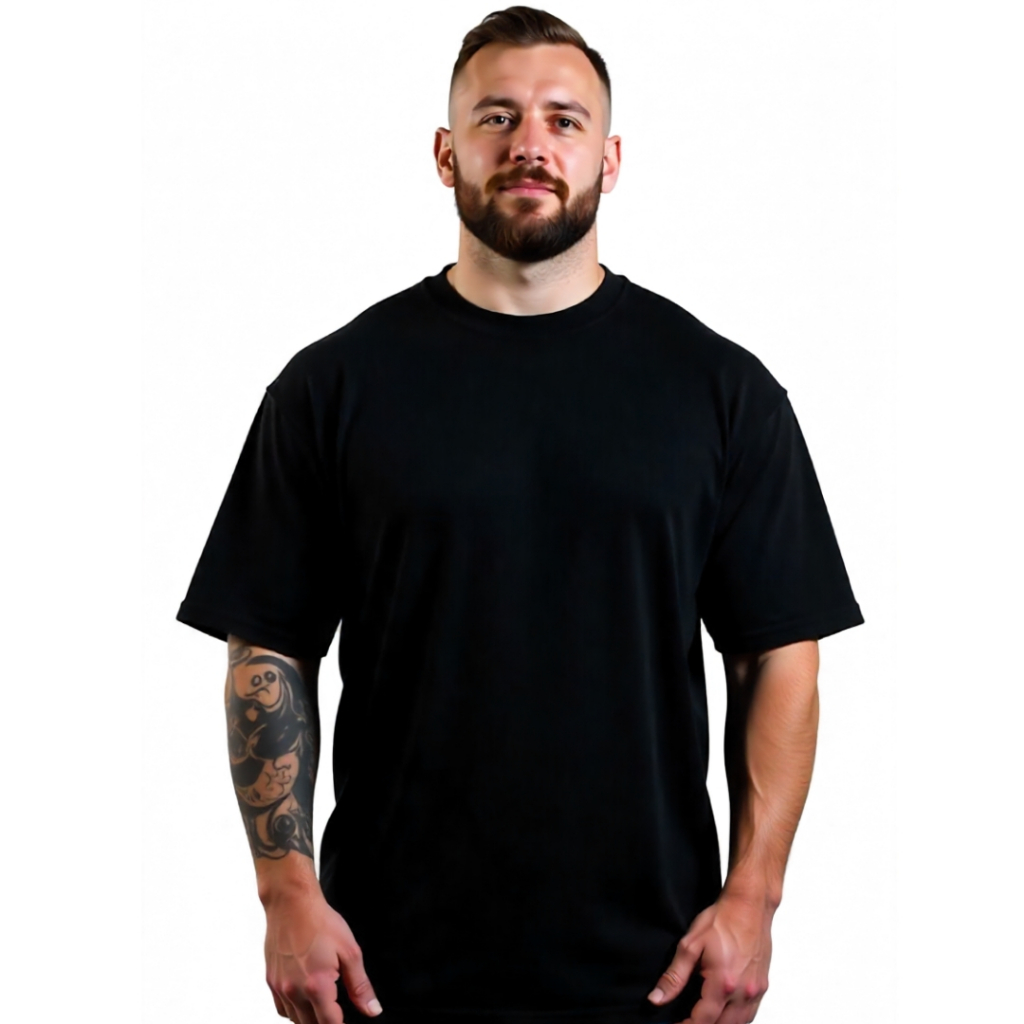 Camiseta Camisa Oversized Top para Academia Musculação Streetwear 100% Algodão