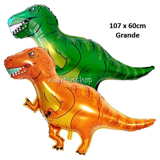 Balão Dinossauro Metalizado Jurassic Park World Festa Aniversário em Oferta na Shopee