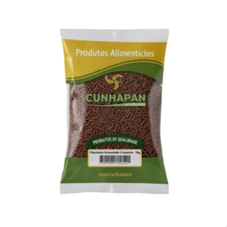 Chocolate Granulado Crocante 1kg - Cunhapan em Oferta na Shopee