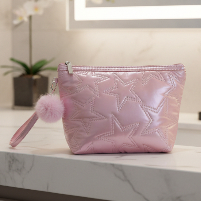 Necessaire Organizador Viagem Qualis Estampa Em Estrela NS2392