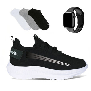 TENIS MASCULINO E FEMININO ACADEMIA CAMINHADA TREINO ADAPTION KIEV COM RELÓGIO DIGITAL E …
