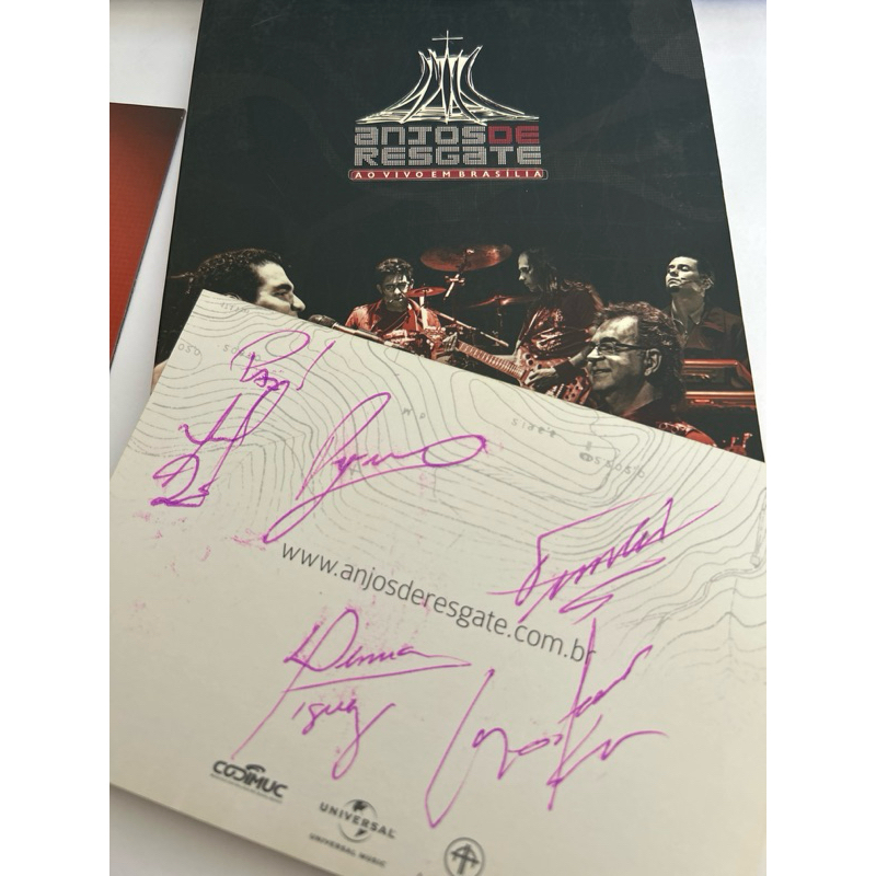 DVD Anjos de Resgate Ao Vivo em Brasília Autografado