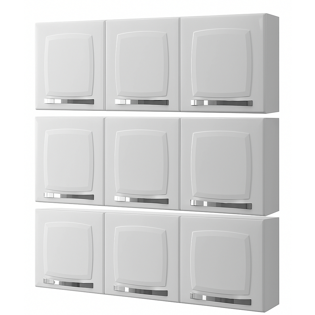 Armário de Cozinha Aero Itatiaia Modular 3, 6 ou 9 portas! Aço Inox Lindo Eficiente Versátil Moderno Cozinha Nova em Oferta na Shopee