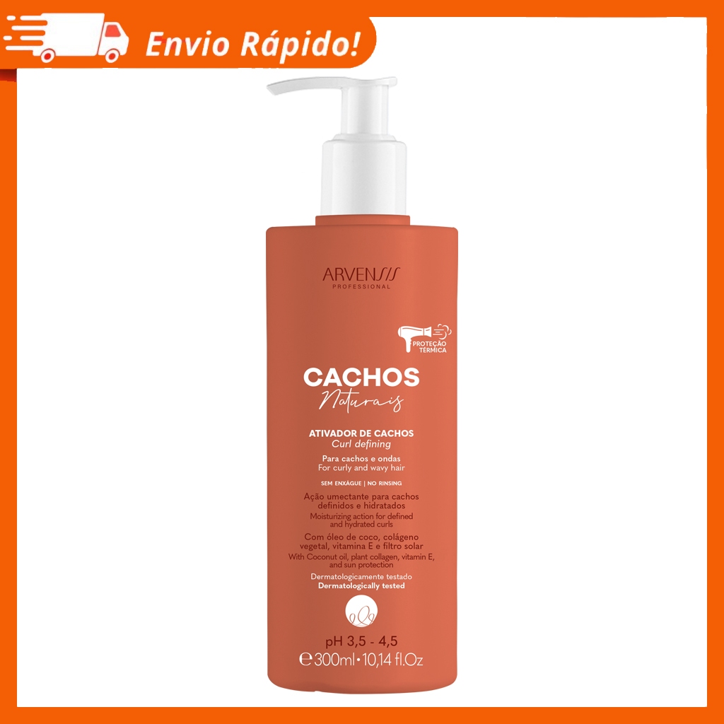 Ativador de Cachos Ondulados e Cacheados Arvensis 300ml