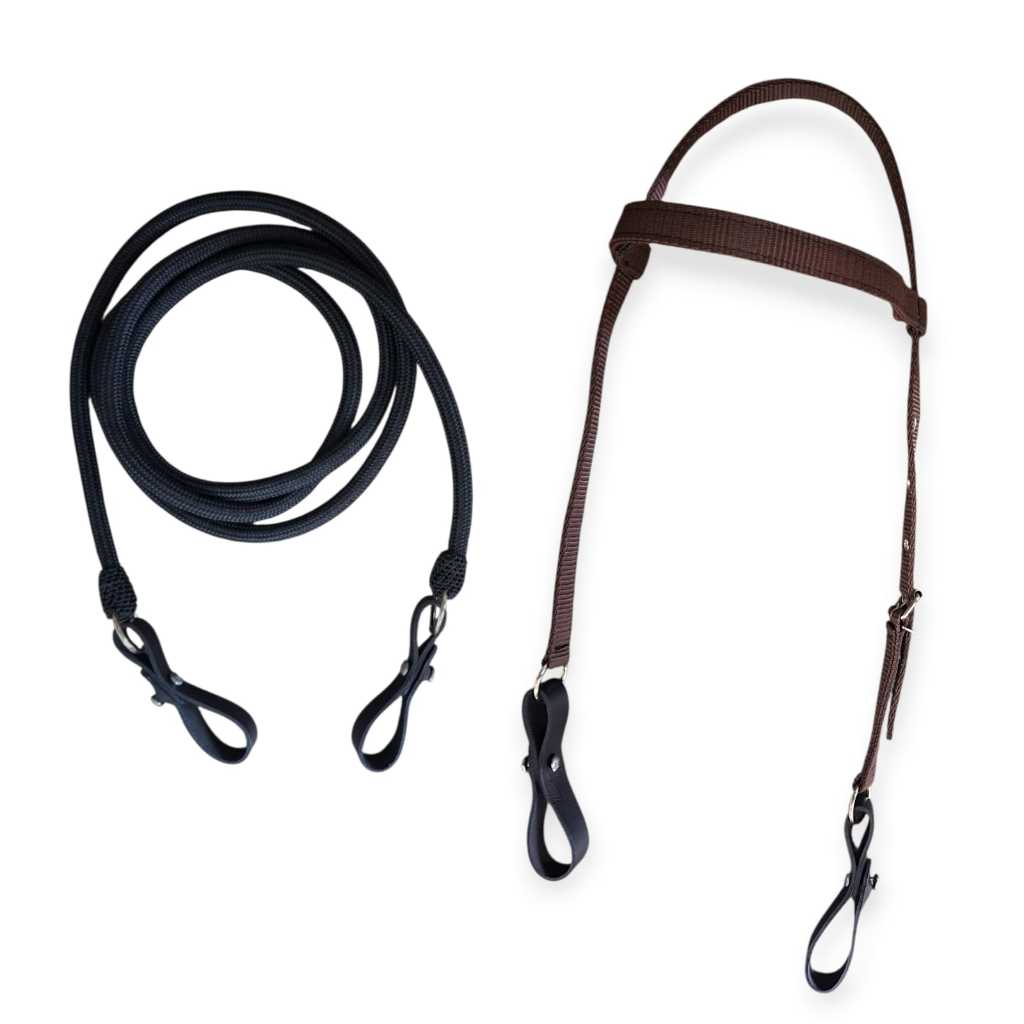 Kit Cabeçada E Rédea cavalos Melhor Preço