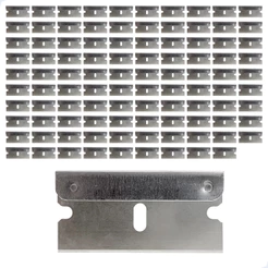 Kit 100 Laminas Aço Carbono Para Raspador Ratinho Insulfilm