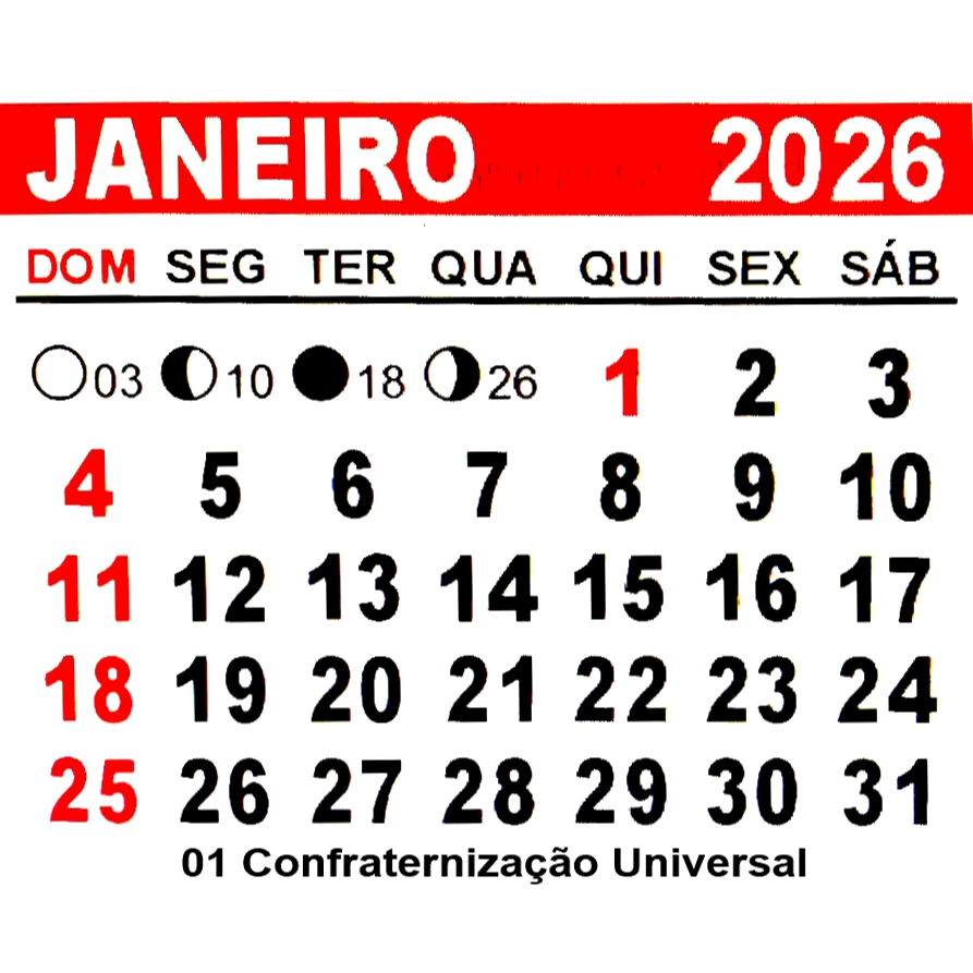 20 Mini Calendário 2026 Bloquinho para Ímã de Geladeira, Lembrancinha