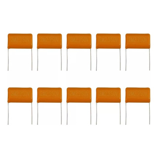 Kit Com 10 Peças Capacitores Para Tweeter 2,2x250v Poliester em Oferta na Shopee
