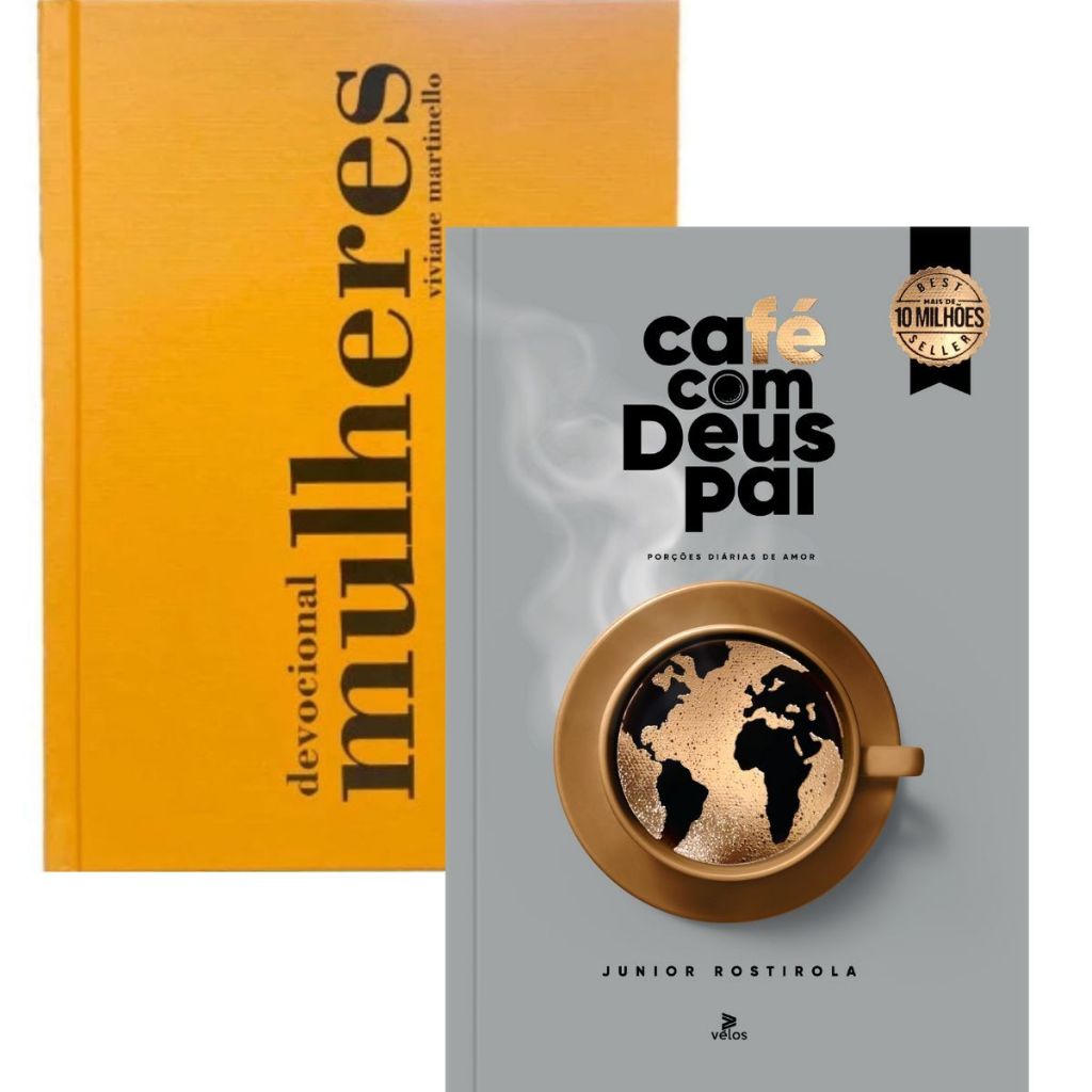 Kit 2 Livros | Devocional Mulheres Viviane Martinello + Café com Deus Pai 2026