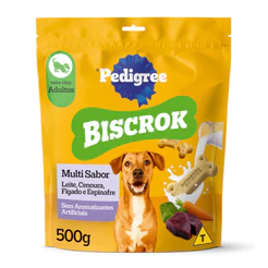Biscoito Biscrok Para Cães Adultos Multi 500g Pedigree