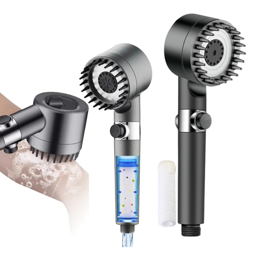 Chuveiro de Reforço Ducha Massagem com 3 modos Para Lavatório Salão