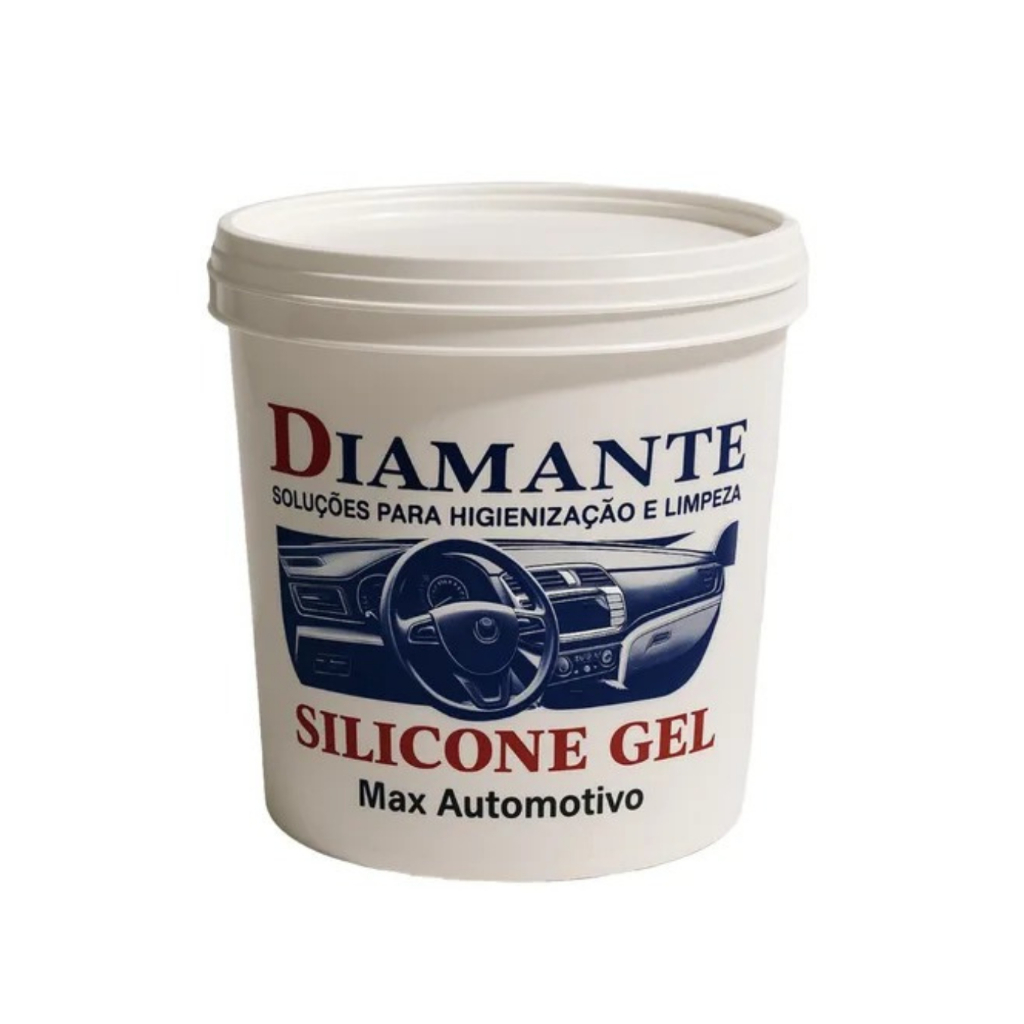 Silicone em Gel Automotivo Profissional 3.2 Kg | Hidrata e Dá Brilho Intenso | Linha Max