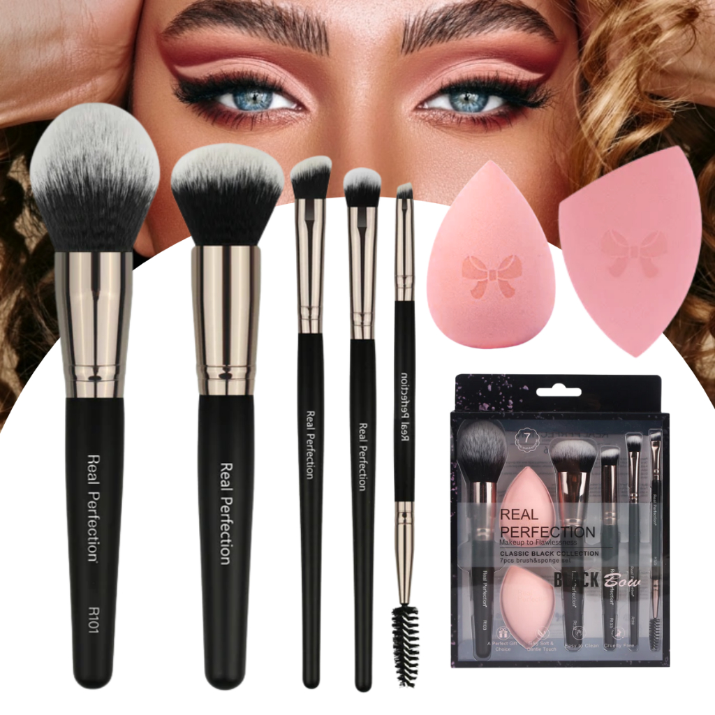 Kit Pincéis De Maquiagem Profissional Pó Blush Contorno Kit de Pincel Acessórios de Maquiagem