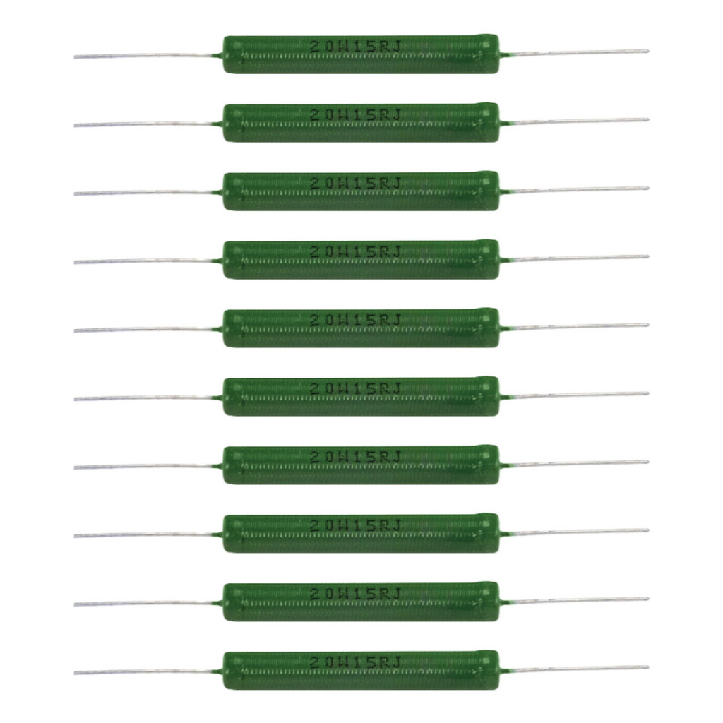Resistor Fio Cerâmico Storm 20w 15r Verde 10 Unidades em Oferta na Shopee