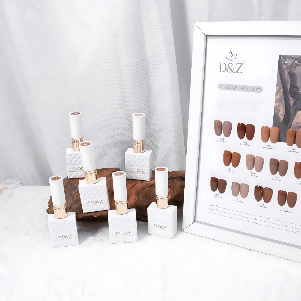 Esmalte em Gel Coleção Cacau Luxo -D&Z em Oferta na Shopee