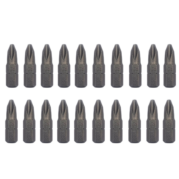 KIT 10  Bits 25mm PH2 CR-V  sem limitador Econômico Philips Parafusadeira em Oferta na Shopee