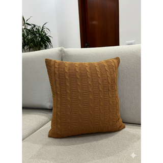 Capa De Almofada Decorativa Tricot 45x45 Sofa Cama Trancinha em Oferta na Shopee