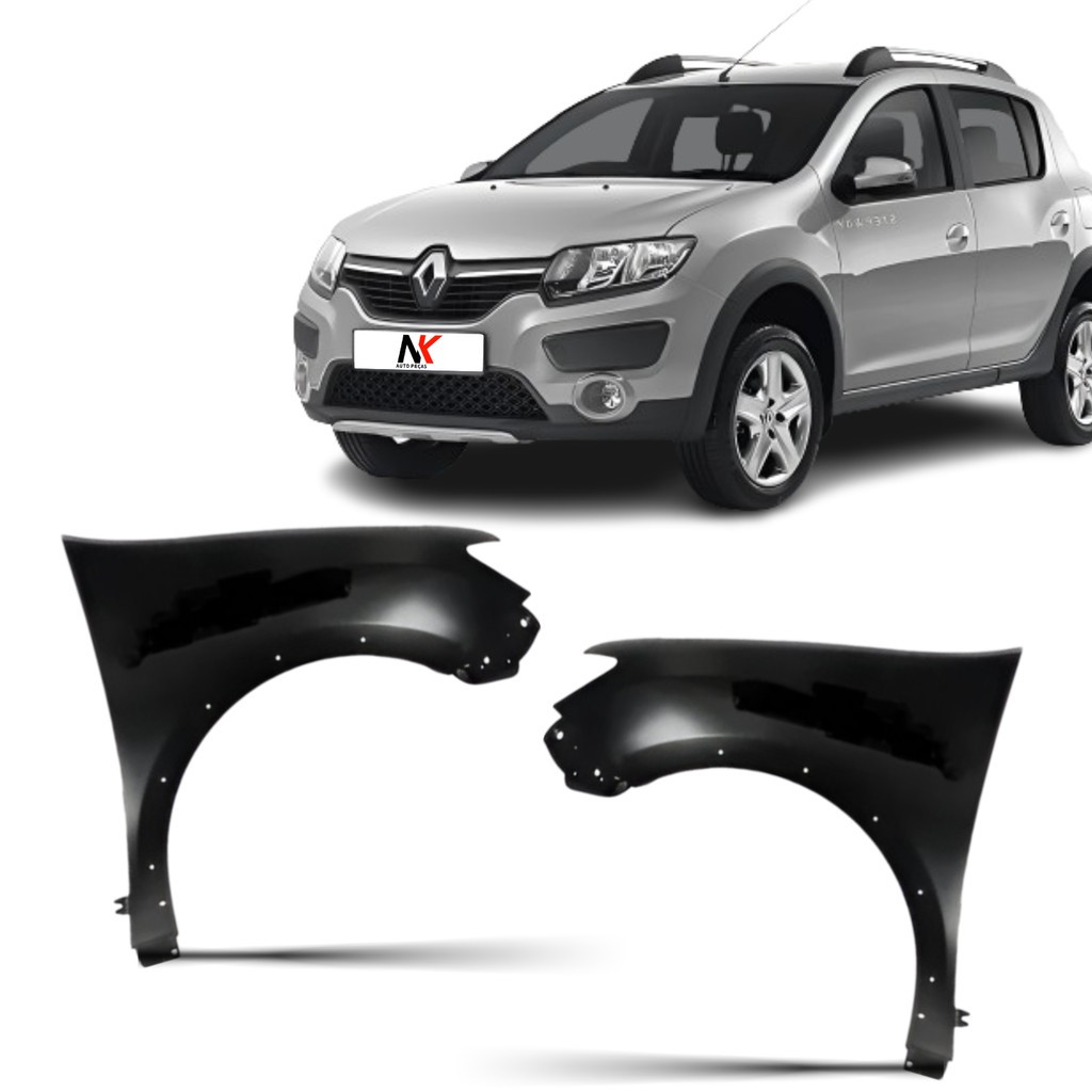 Paralama Dianteiro Sandero Stepway 2014 2015 A 2019 Esquerdo