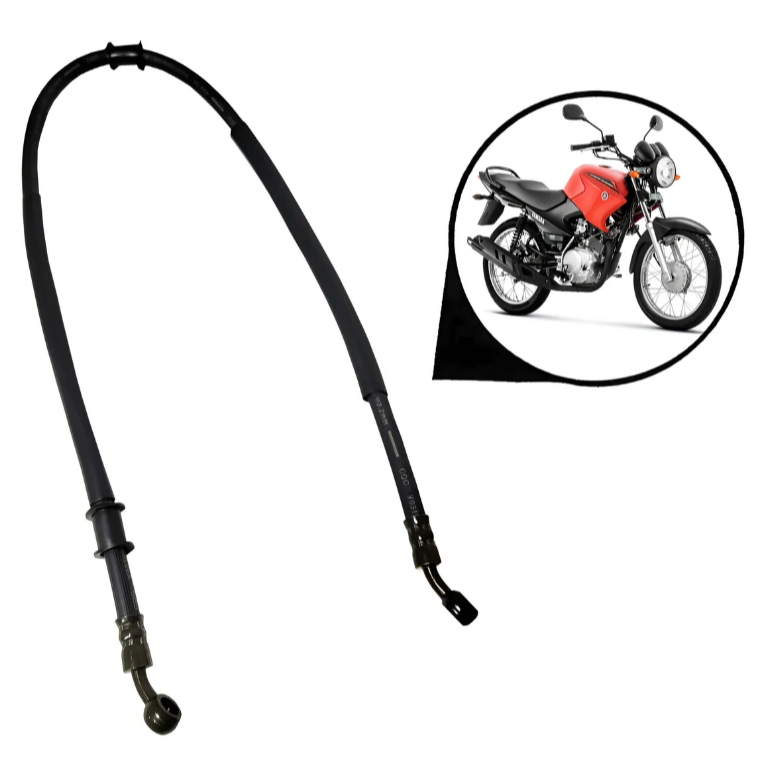 Flexível do Freio Dianteiro da Moto FACTOR 125 2009 até 2016 / FACTOR 150 2016 até 2021