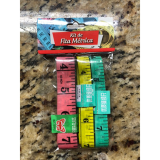kit com 3 fitas métrica / fita métrica em Oferta na Shopee