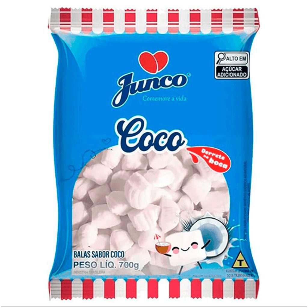 Bala de Coco para Festas 700g - Junco