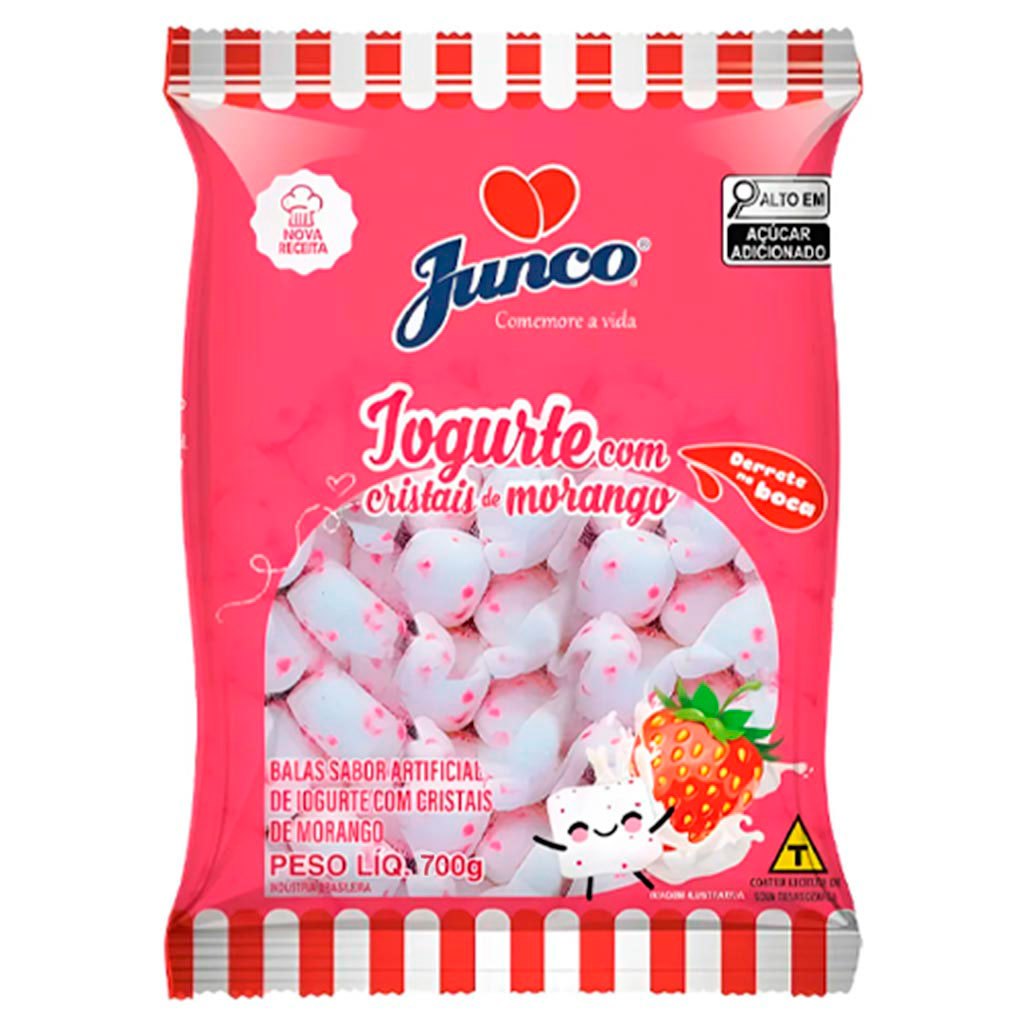 Bala Coco Iogurte 700g - Junco
