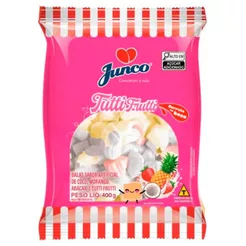 Bala de Coco Tutti Frutti 400g - Junco
