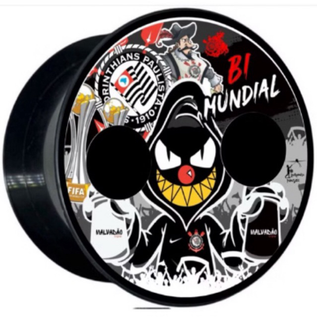 Carretilha Malvadão Corinthians 21 cm em Oferta na Shopee