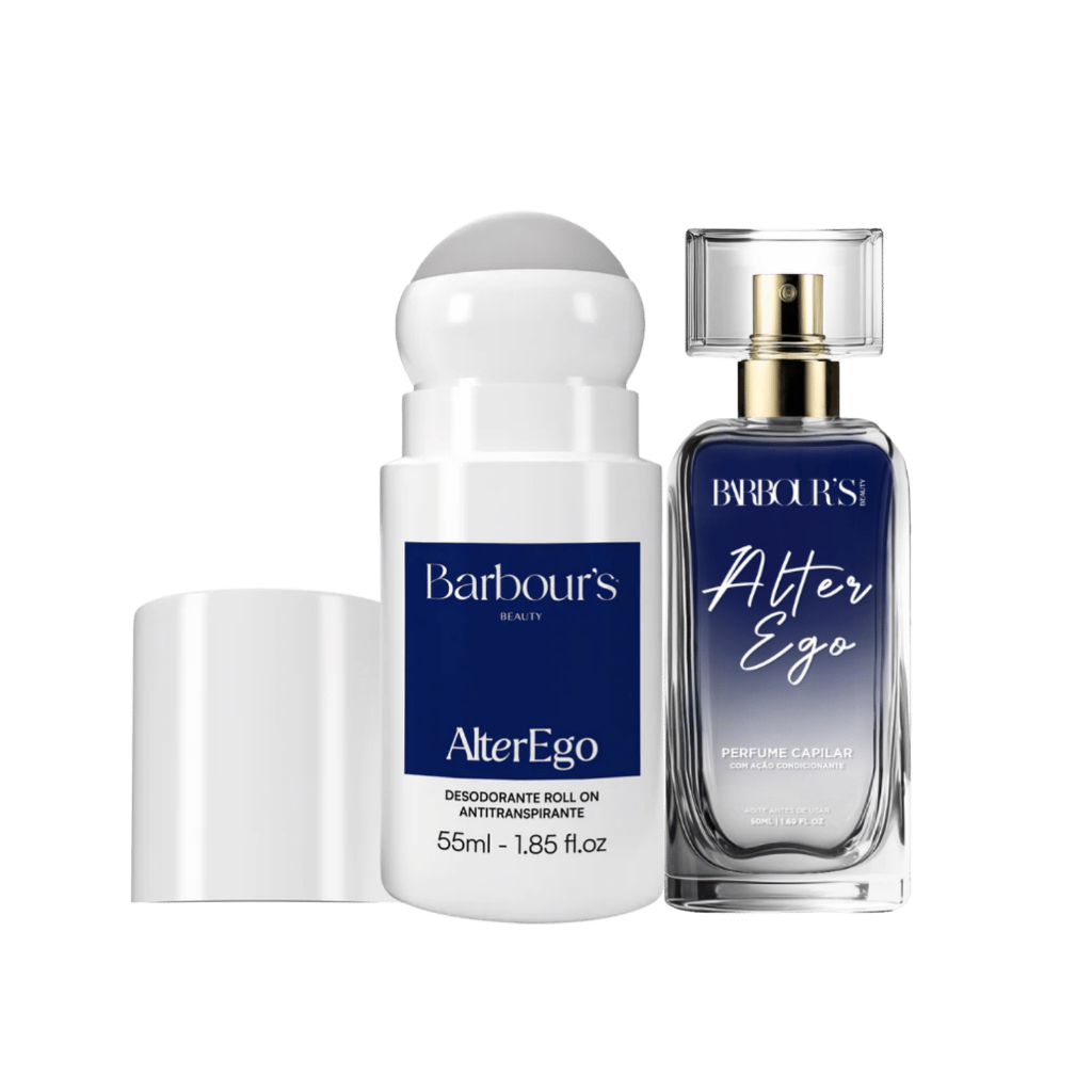 Kit Perfume Capilar e Desodorante Roll On Alter Ego Barbour's em Oferta na Shopee