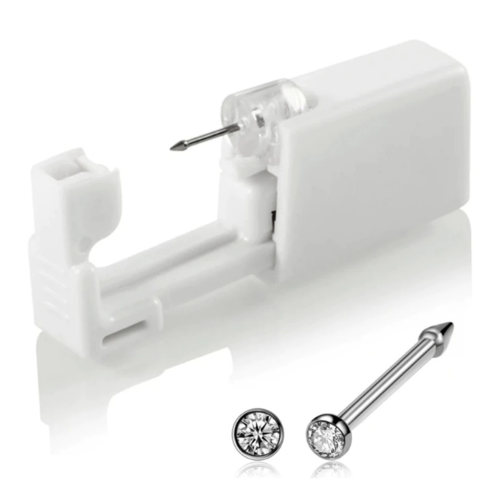 Maquina Perfurador Piercing Manual Esterilizado Descartável Furar Nariz Orelha Body Piercing em Oferta na Shopee