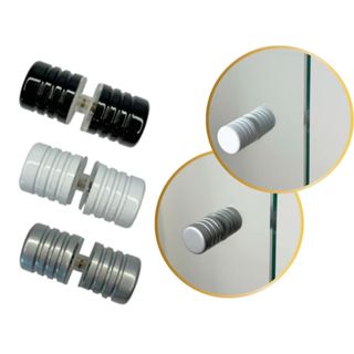 Puxador Metal frisado Para Porta De Box Blindex De Banheiro em Oferta na Shopee