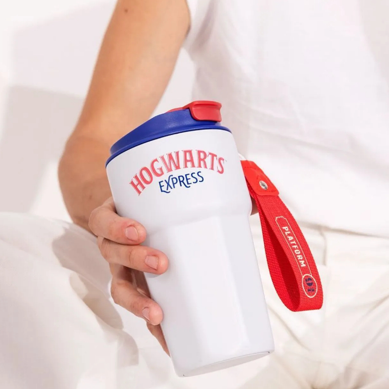 Copo Térmico 450ml Branco Harry Potter Hogwarts Express Imaginarium em Oferta na Shopee