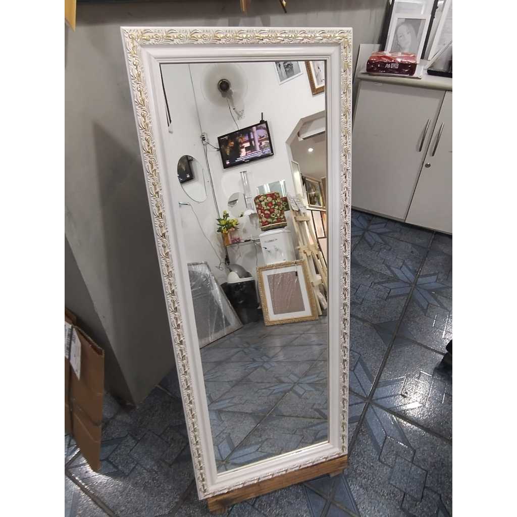 Espelho de Cristal com Moldura Tamanho 65x80Multiuso Salão Lavabo Maquiagem Barbearia ENVIAREMOS PARA TODO BRASIL