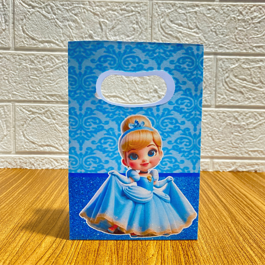 PEGUE E MONTE MINI SACOLINHA PERSONALIZADA para Festas Aniversários Lembrançinhas CINDERELA BABY-ENVIO IMEDIATO!