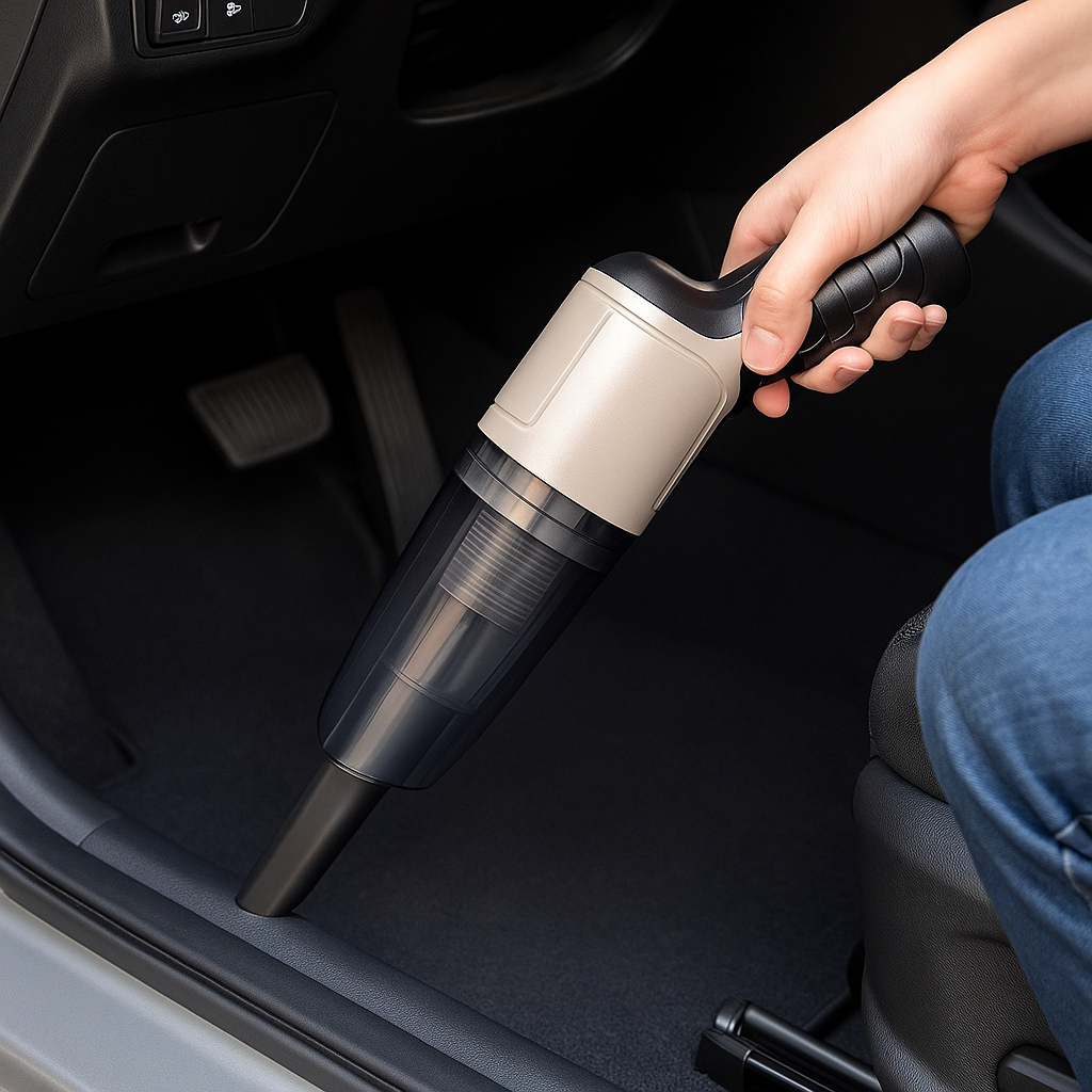 Soprador Aspirador De Pó Portatil Usb Recarregável Cor Branco