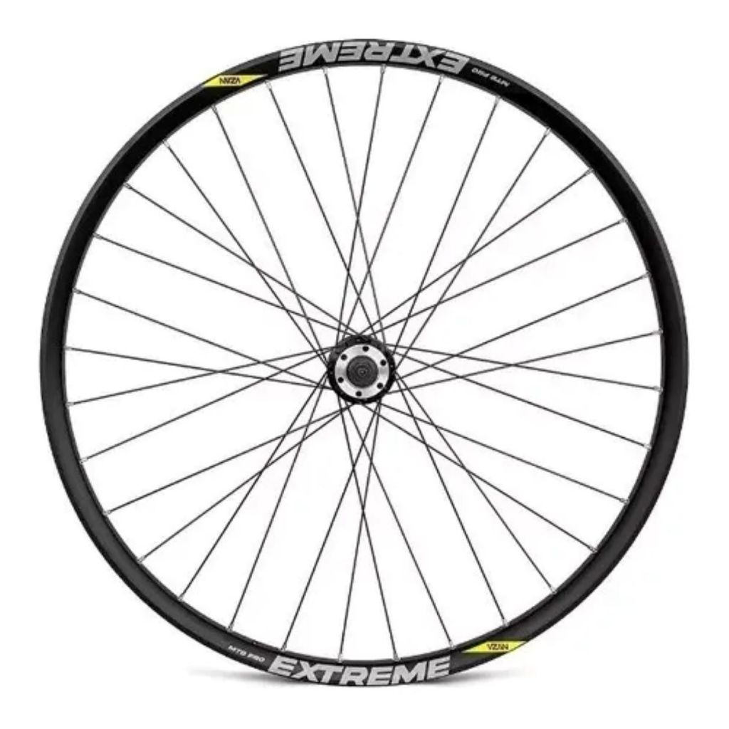 Roda Aro 29 Vzan Extreme Mtb Pro  Nova Tubeless Ready 32f Cubo Hg Disc E Rolamento (Preto Fosco)