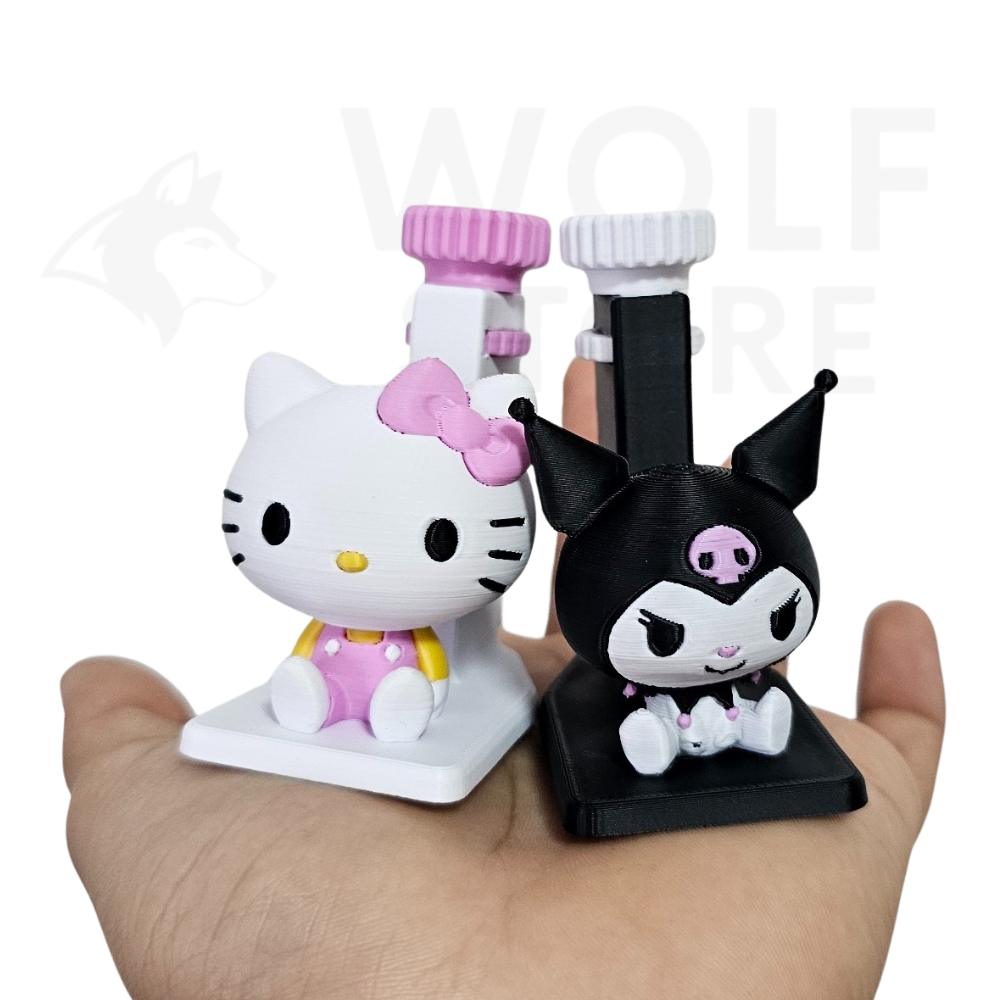 Suporte  Ajustável Para Placa De Vídeo Gpu Hello kitty e Kuromi