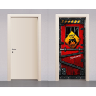Adesivo Decorativo de Porta de Madeira Vidro Residencial Nao Entre Quarto Gamer Jogos Video Game em Oferta na Shopee